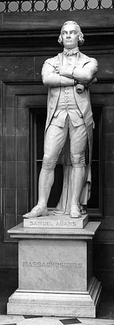 Samuel Adams given by Massachusetts to the National Statuary Hall Collection