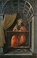 Sandro Botticelli - St Augustin dans son cabinet de travail