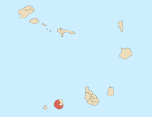 Location of São Filipe