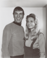 Smiling Spock and Leila Kalomi