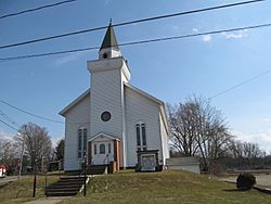 Methodist church on Main Street