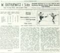 Sport Powszechny nr 39 26 listopada 1911 Mecz Polonia Warszawa Korona Warszawa 19 listopada 1911