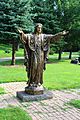 Statue of Jesus, Arborcrest Memorial Park, Ann Arbor, Michigan - panoramio