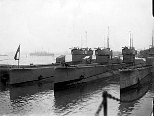 Submarine Flotilla 1933 at Gosport
