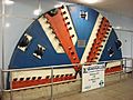 TBM Cutter Head at Cutty Sark DLR station