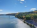 The Hudson River in Poughkeepsie, NY