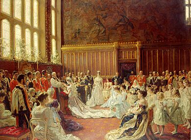 The Marriage of George, Duke of York to Princess Mary of Teck