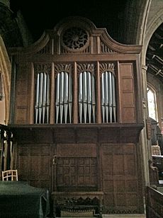 The organ, St. Helen's Church, Ashby-de-la-Zouch