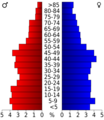 USA Haywood County, Tennessee.csv age pyramid