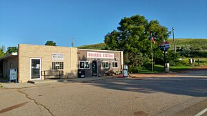 US Post Office and Beicegel Station, Grassy Butte, ND