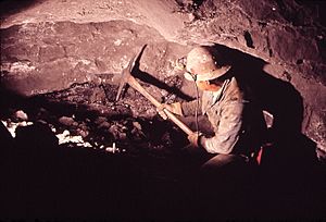 Underground uranium mining