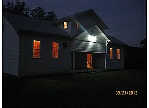 Union School House at night, September 2012