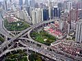 Viaduct in Puxi, Shanghai