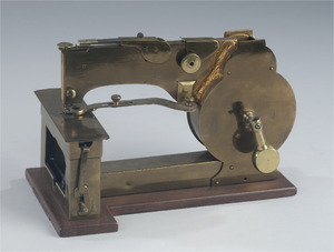 Walter Hunt's 1854 sewing machine patent model