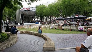 Winnipeg Fringe Festival at the Cube in Market Square