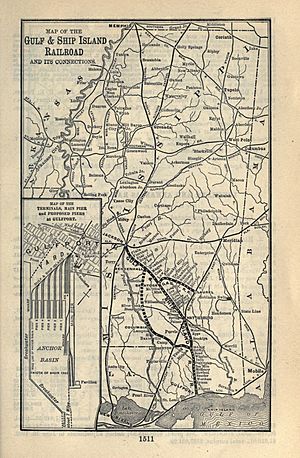 1903 Poor's Gulf and Ship Island Railroad
