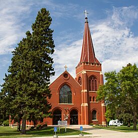 The Church of St. Bridget is on the National Register of Historic Places