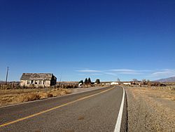 2013-10-20 15 46 04 View north along Nevada State Route 228 in Jiggs.JPG