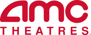 The letters "AMC" with the word "THEATRES" underneath it is shown.