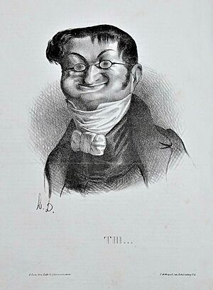 Adolphe Thiers par Honoré Daumier
