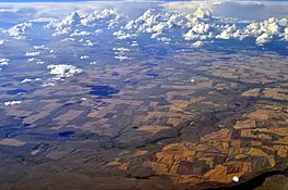 Aerial - Lincoln County, WA with part of Sprague Lake 01 - white balanced (9795150695).jpg