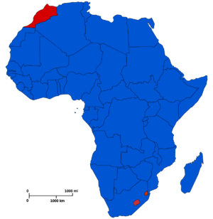 African Union member states by head of state