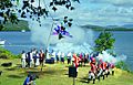 Annual re-enactment.of Cook's visit. Cooktown 1999