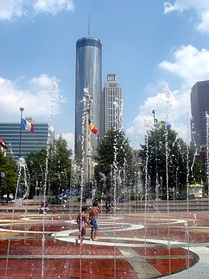 Atlanta Westin from Centennial Park