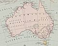 Australia map 1863