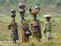 Batwa women in Burundi cropped