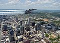 Blue Angels honored frontline workers with formation flights over Nashville and Little Rock. (49897946906)