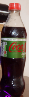 Bottle of Coca-Cola Life