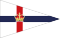 Burgee of the Royal Yacht Club of Tasmania (RYCT)