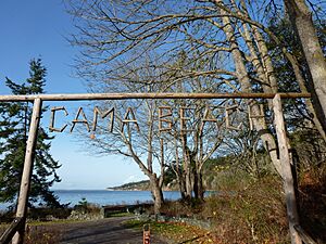 Cama Beach Resort Sign