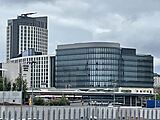 Cardiff Transport Interchange in July 2023
