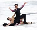 Charlène Guignard & Marco Fabbri performing their free dance at the 2023 Grand Prix de France