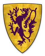 Coat of arms of John de Lacy, Lord of Pontefract Castle1