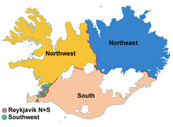 Constituencies Iceland