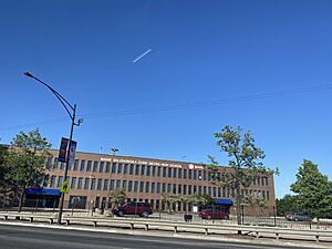 Curie high school from the street