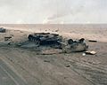 Destroyed Iraqi tank TF-41