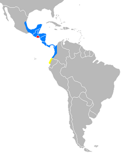 Distribution map Tapirus bairdii.png