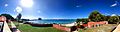 Fort Frederik, St. Croix, USVI -- 2nd story panoramic facing south to west to north