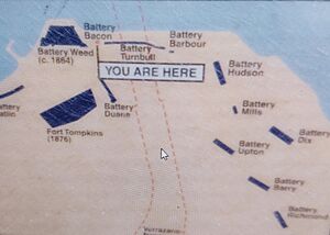 Fort Wadsworth Inner Map