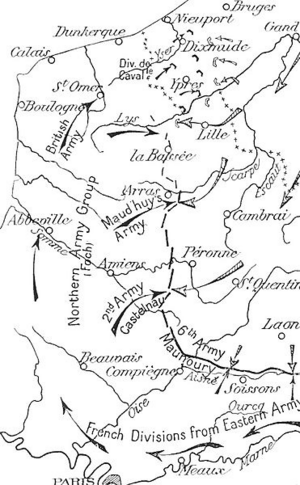 German and Allied operations, Artois and Flanders, September- November 1914