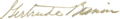 Gertrude Bonnin Signature