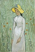 Girl in White by Vincent Van Gogh - NGA
