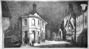Godalming illuminated by electric lighting, 1881