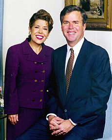 Governor Jeb Bush and his wife, Columba