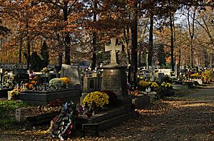 Grave of St. Adam Chmielowski (Father Albert), Rakowice Cemetery, 26 Rakowicka street, Krakow, Polandt