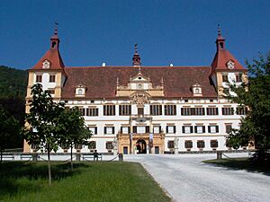 Graz Schloss Eggenberg front facade